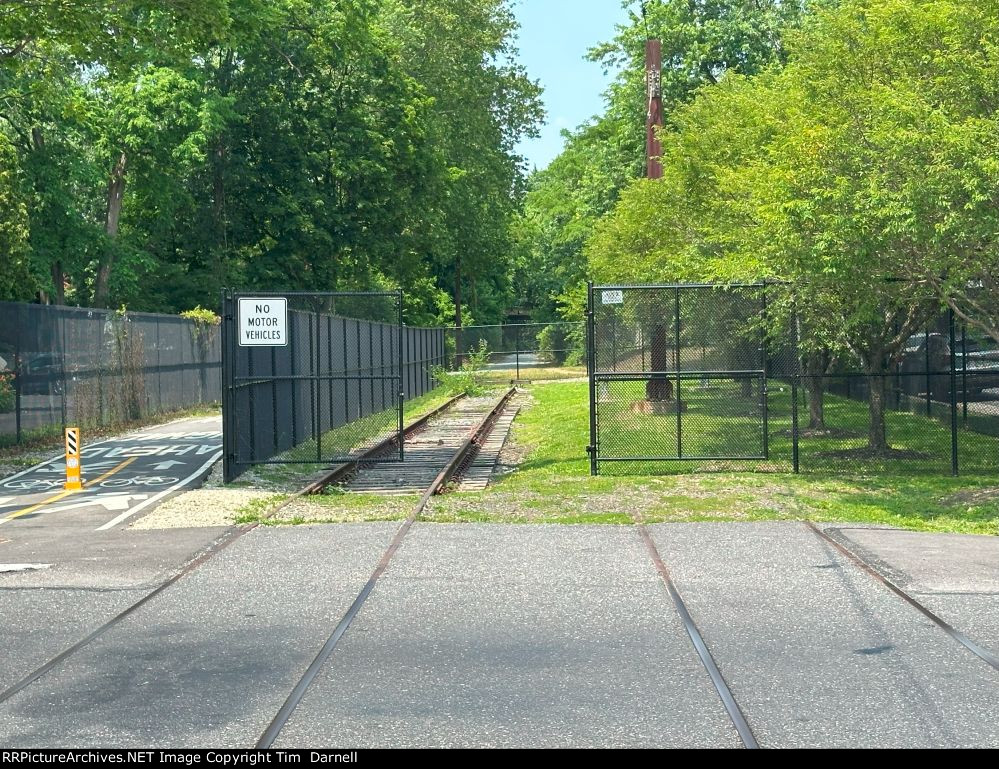 Beginning of what was once the Newtown branch after Fox Chase.